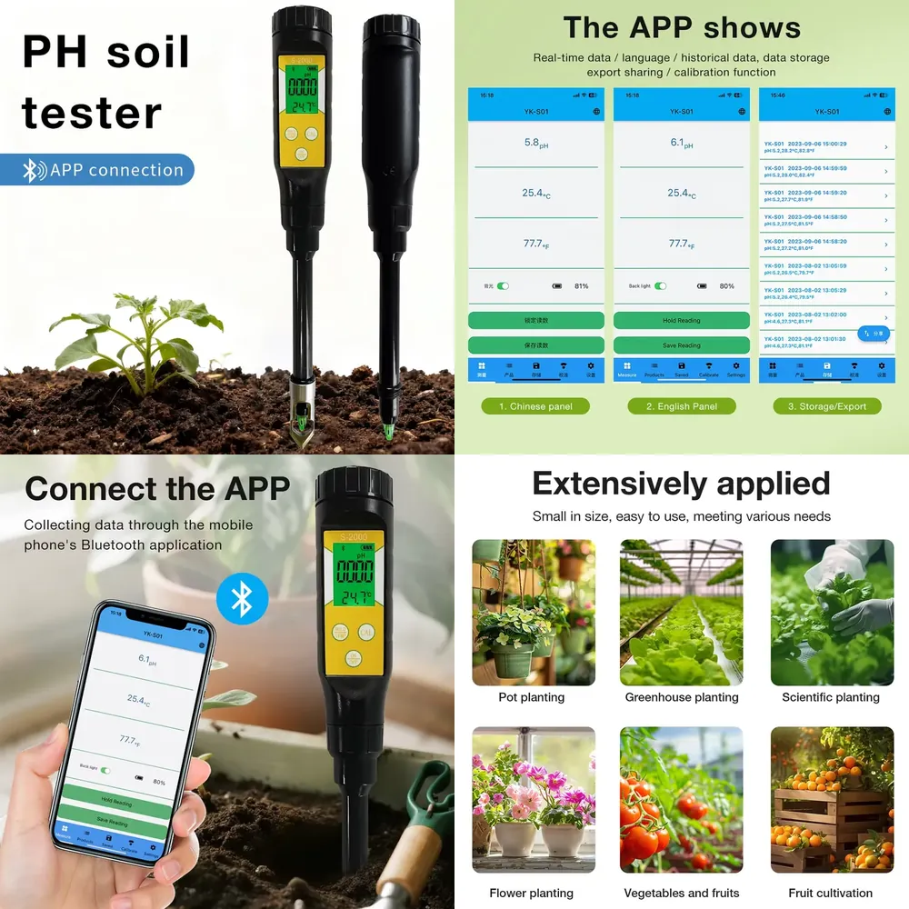 Plant Pot - Misuratore di pH del Suolo WAP01