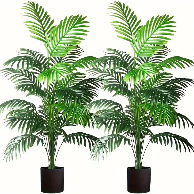 Fiddle Leaf Fig - 24 foglie Areca Palm Piante artificiali