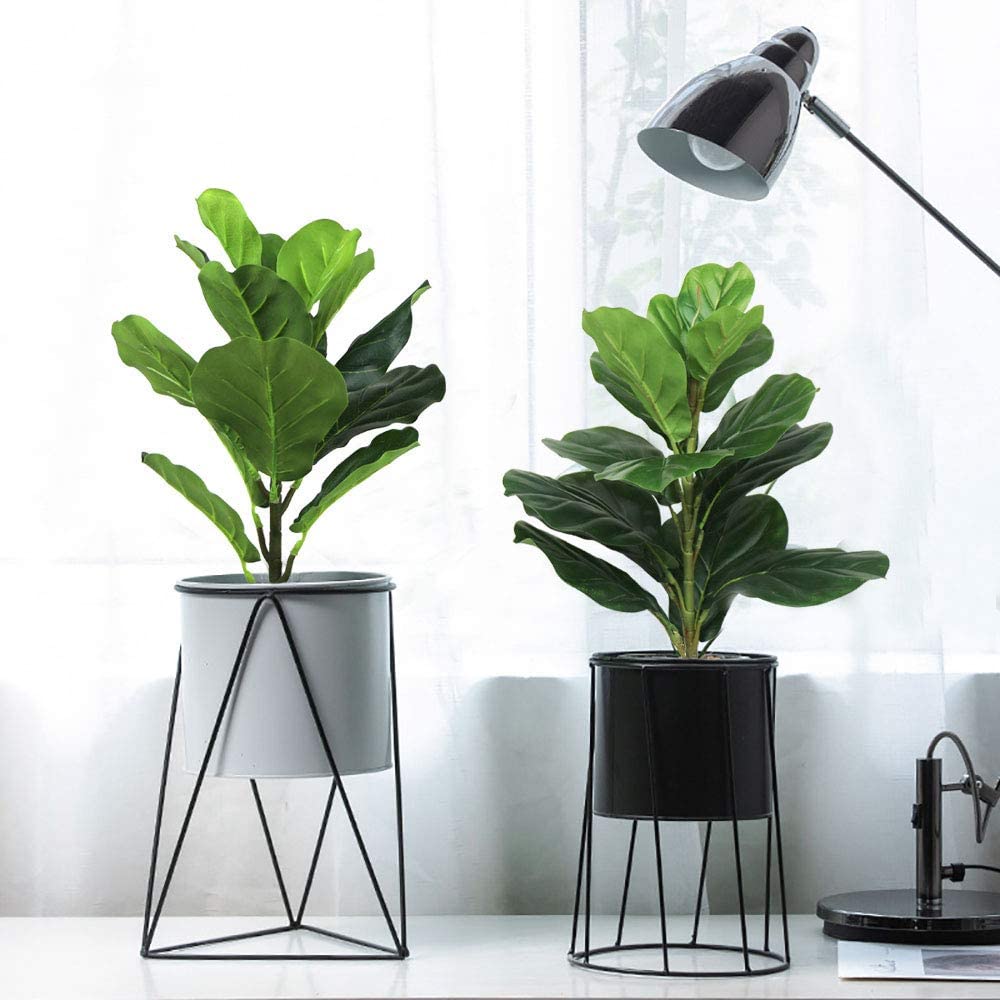 Fiddle Leaf Fig - AB33-2 pezzi albero di fico artificiale