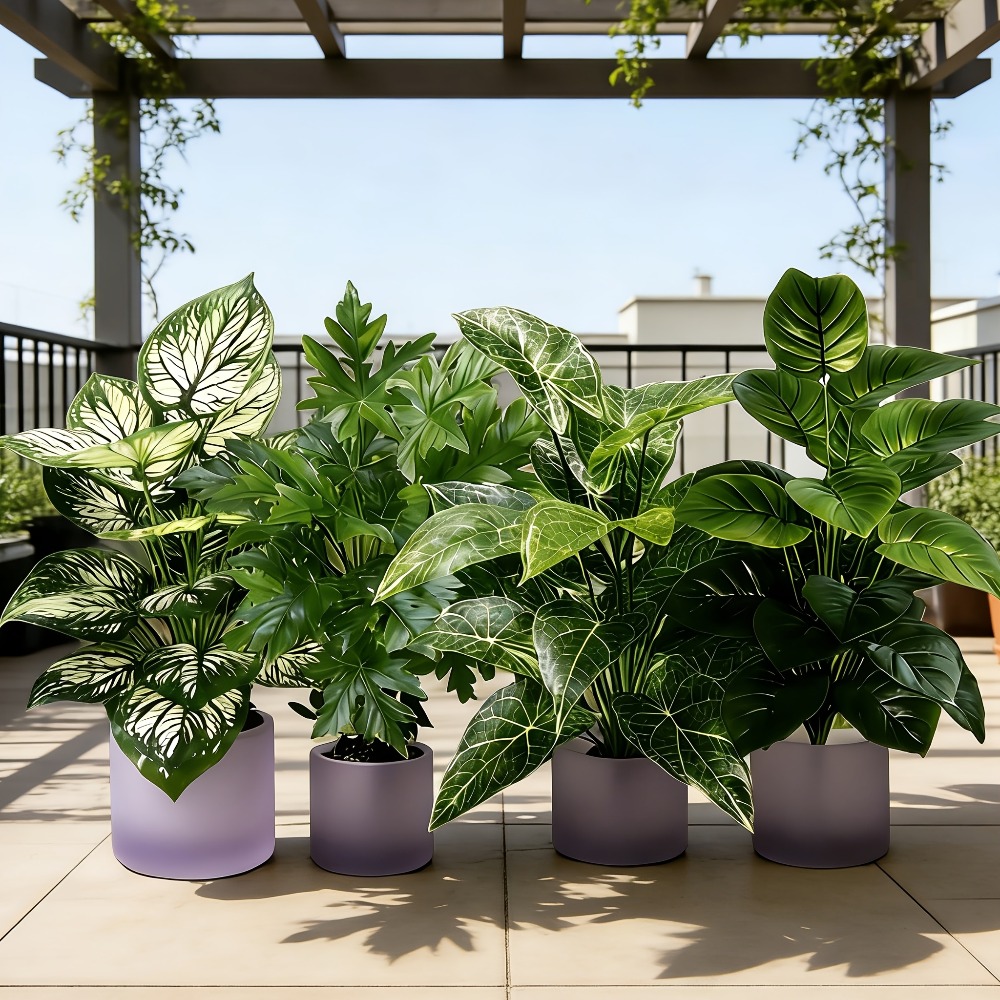 Set di 4 Piante Artificiali co - Snake Plant recensione e prezzo