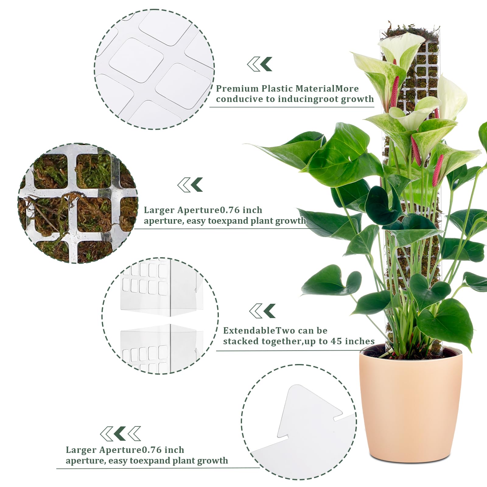 Palo in plastica impilabile pe - Plant Support Stake recensione e prezzo