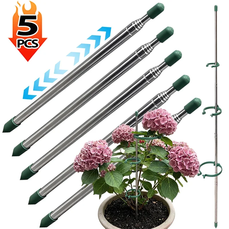 5/1 Pezzi Anelli di Supporto R - Plant Support Stake recensione e prezzo