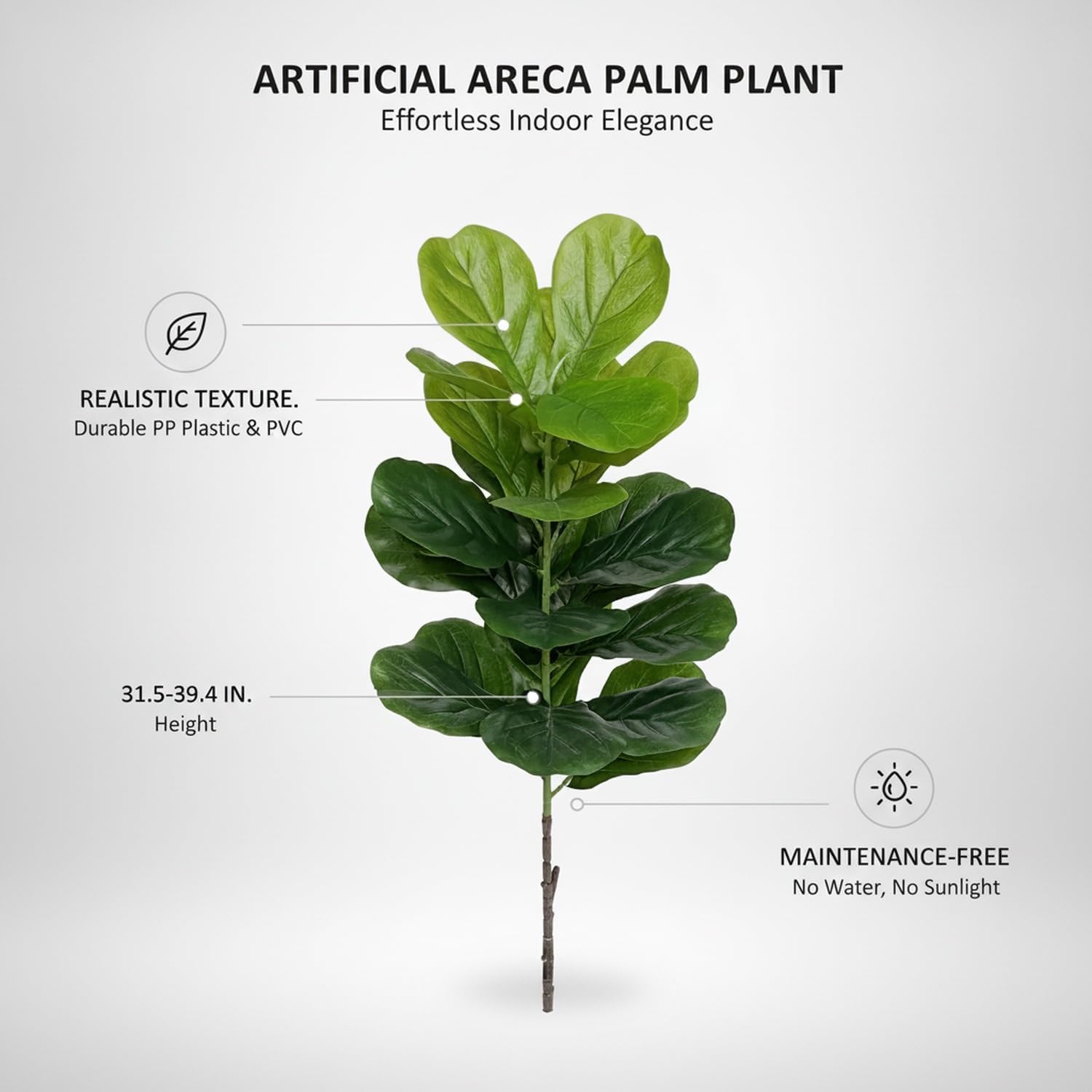 Grande Albero Artificiale di F - Fiddle Leaf Fig recensione e prezzo